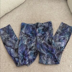 Lululemon Athletica Blue and Purple Leggings